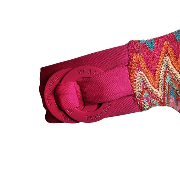 NEW Perry Ellis crochet bikini bottom S - Picture 2 of 6